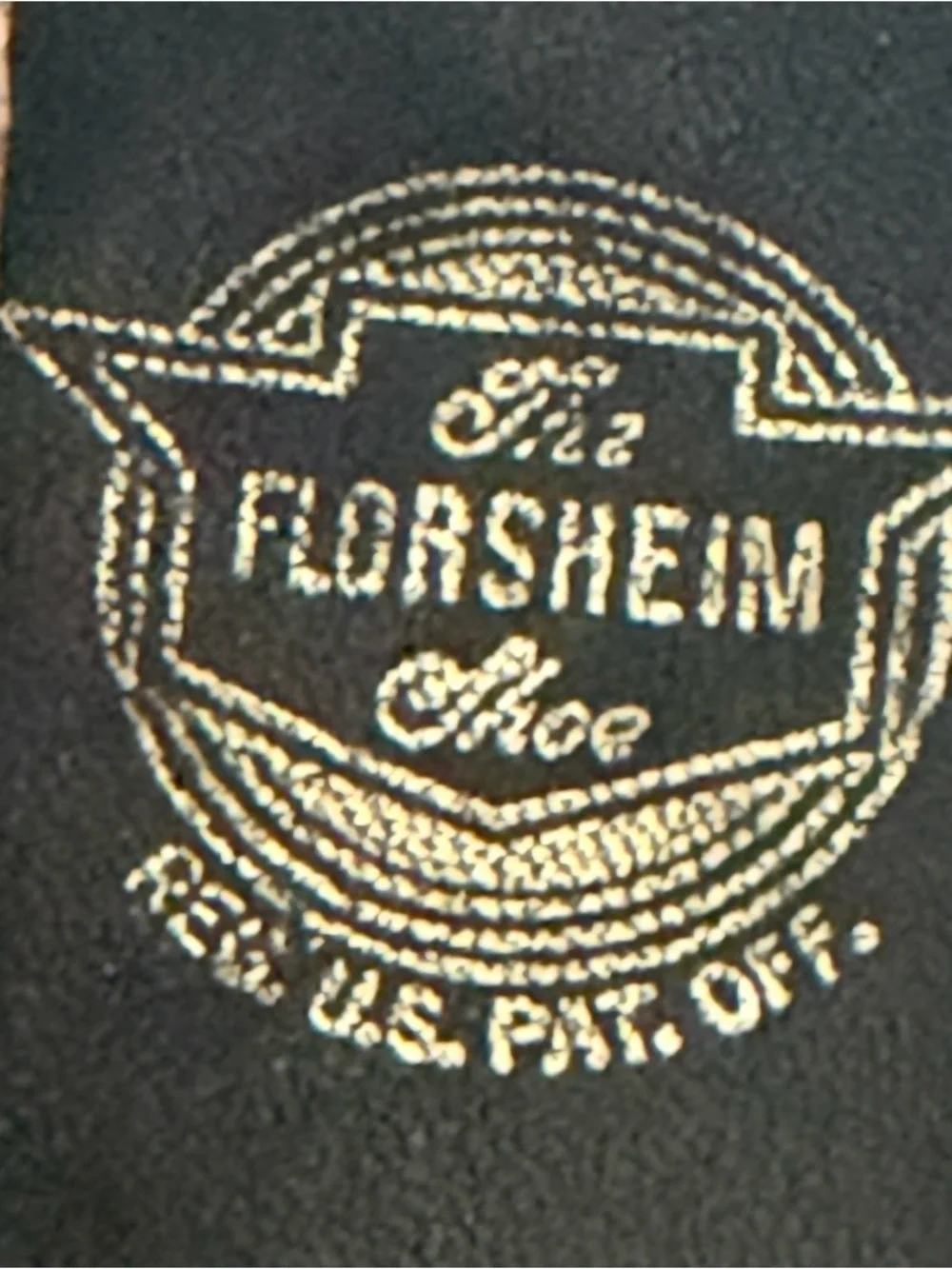 Vintage Florsheim Burgundy Apron Toe Derby Men’s Size 8B Narrow Shoe